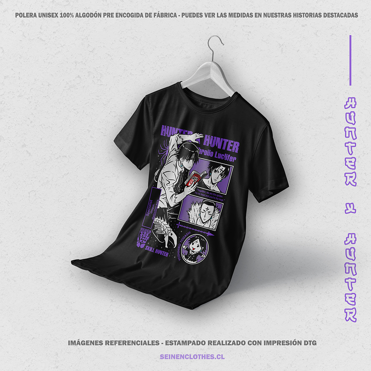 Polera Chrollo Lucilfer - Hunter X Hunter 2