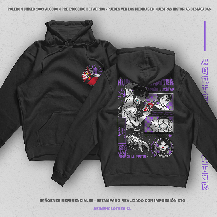 Polerón Chrollo Lucilfer - Hunter X Hunter 1