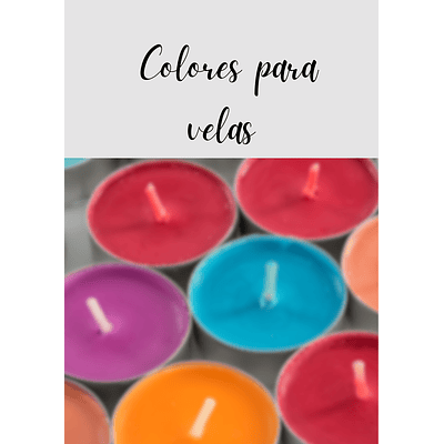 Colorantes Sólidos para velas