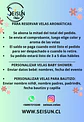 Velas para recuerdos personalizadas con Sticker. - Miniatura 2