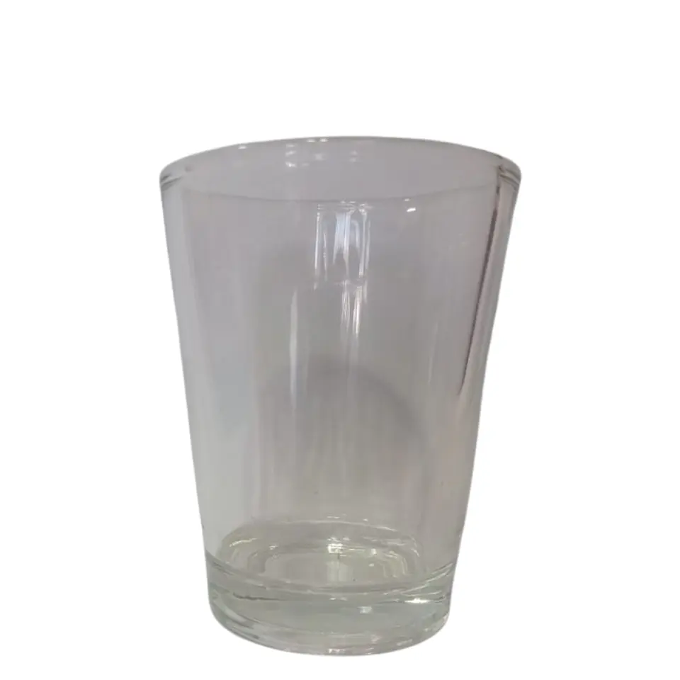 Vaso pequeño de cristal resistente para velas.6 unidades. 2