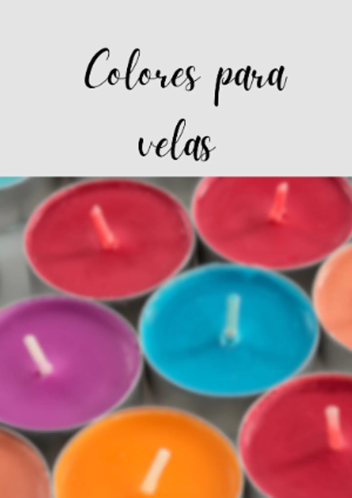 Colorantes Sólidos para velas 21