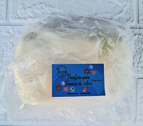 Cera de Coco para velas en frasco de vidrio 1Kg