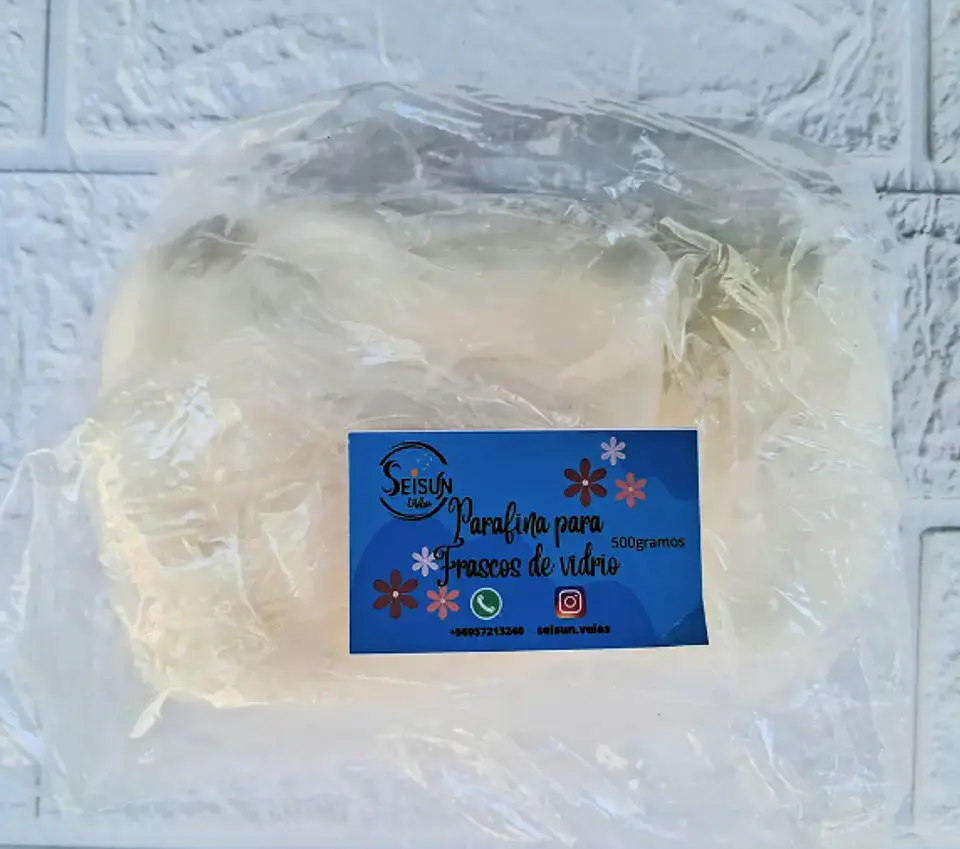 Cera de Coco para velas en frasco de vidrio 1Kg 1