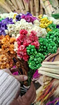 Flores secas con forma de punto - Miniatura 1