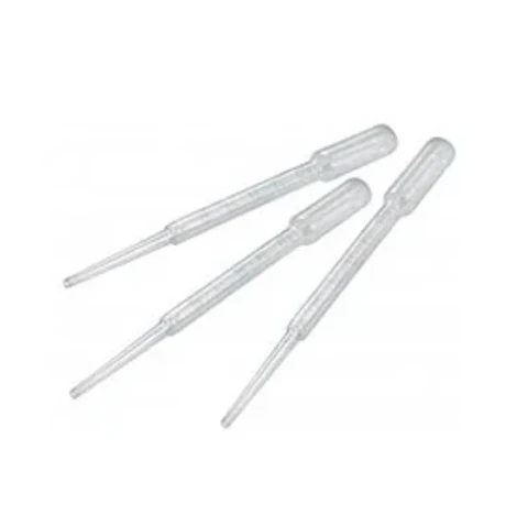 Pack de 10 Pipetas plásticas pasteur.