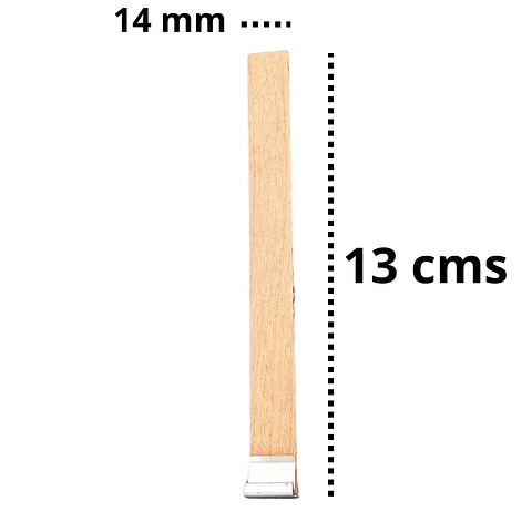 Pabilo de madera 13 cms x 20 unidades