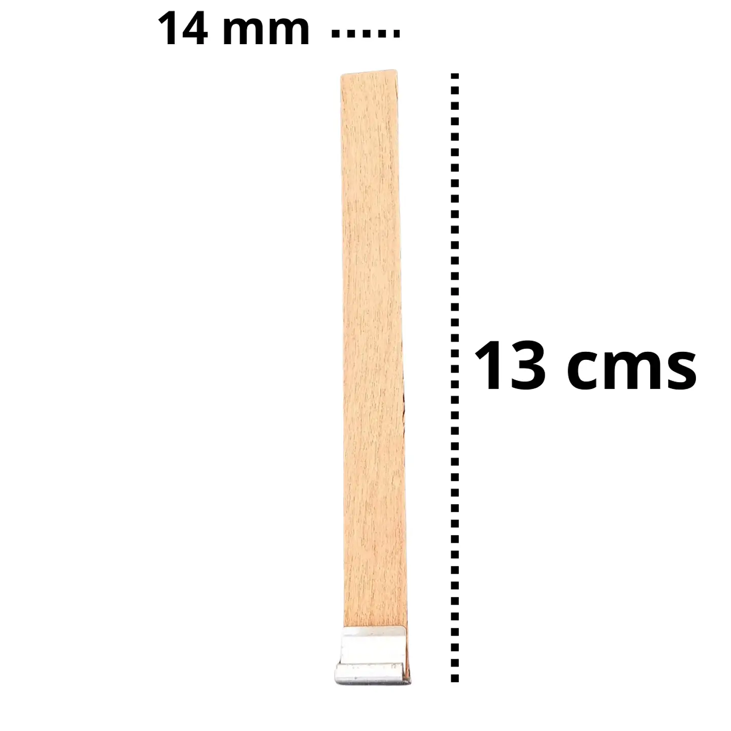 Pabilo de madera 13 cms x 20 unidades 1