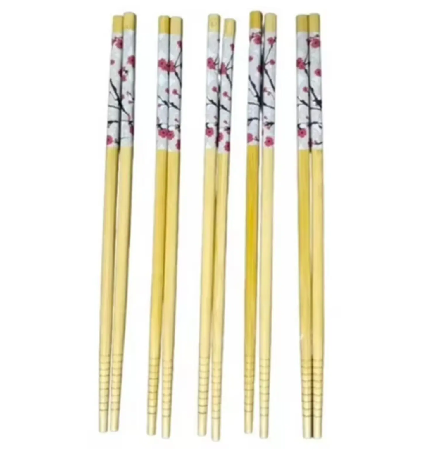 Palillos Chinos de Bambú 24 cms(set 5 de pares) 1
