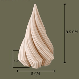 Pino navideño en espiral