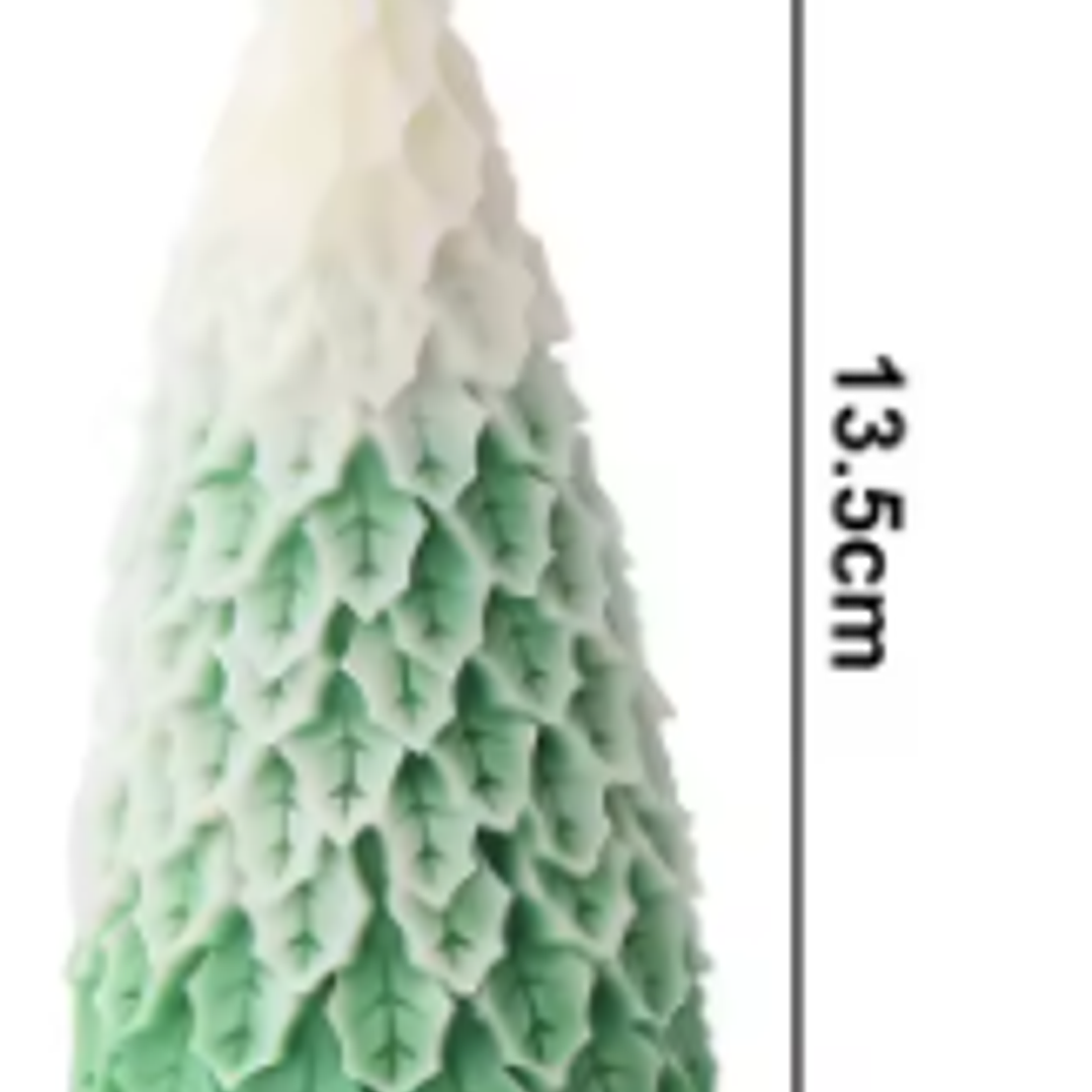 Pino navideño con hojas 1