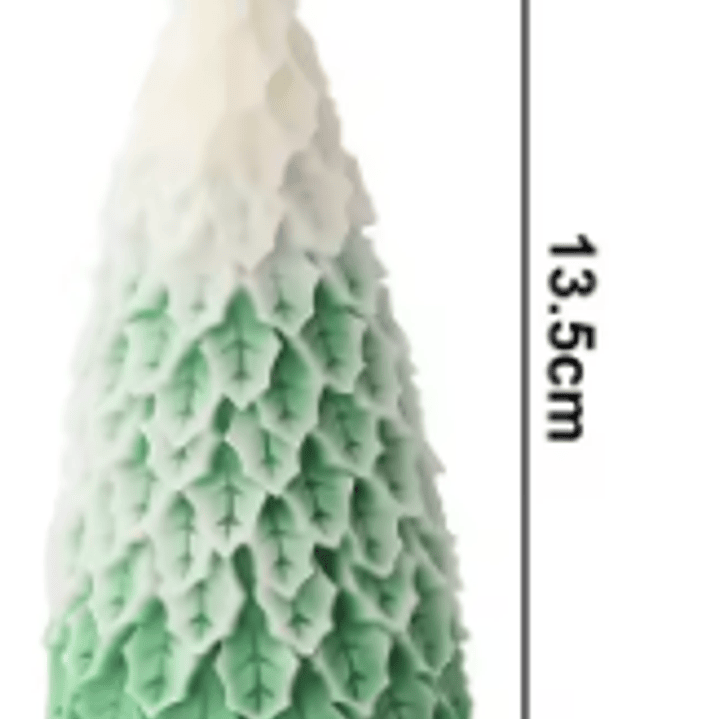 Pino navideño con hojas 1