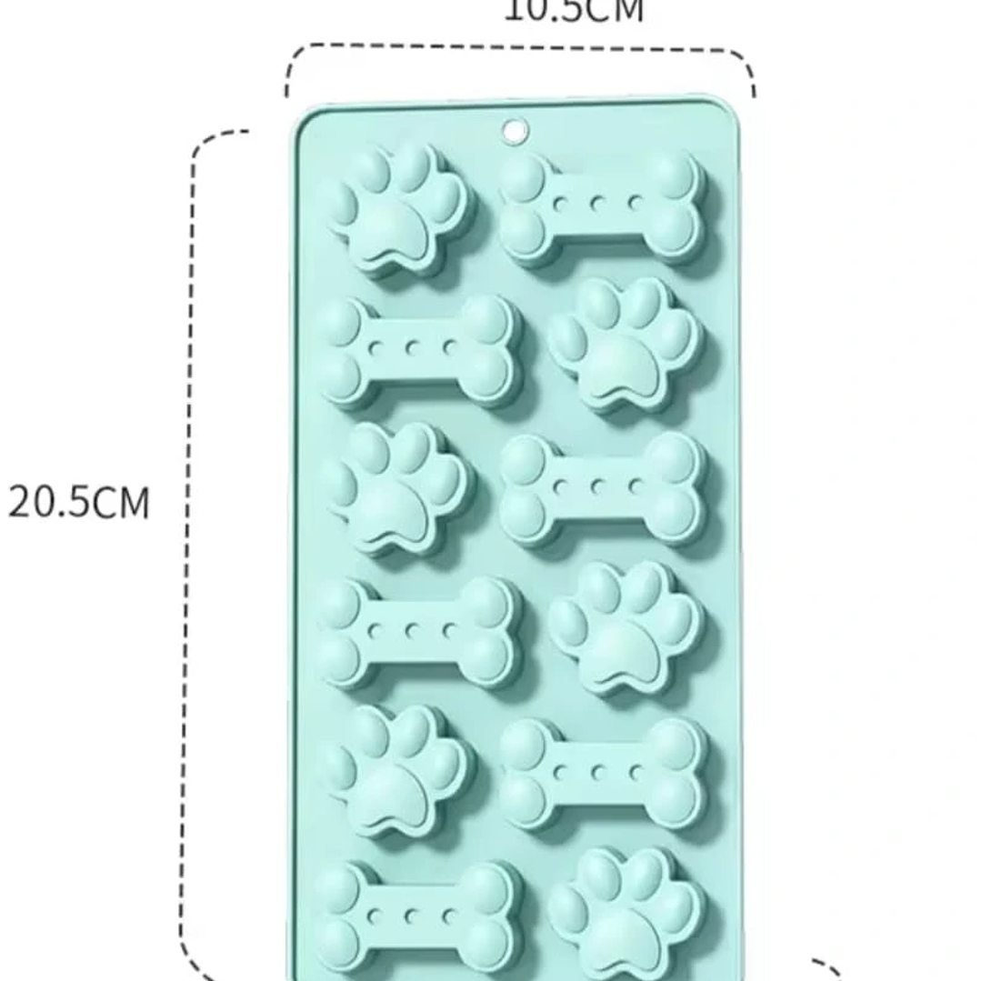 Molde patitas perro  y huesos 1