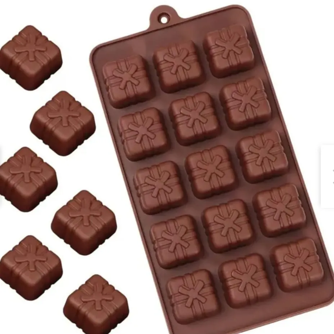 Molde cajas de regalo 1