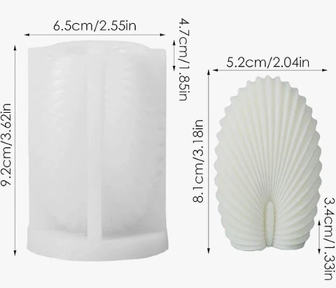 Molde Silicona Concha