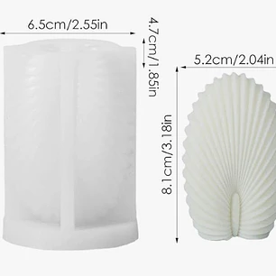 Molde Silicona Concha