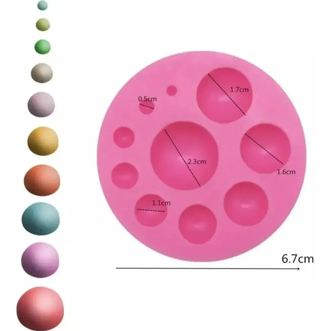 Molde semi-esferas 2
