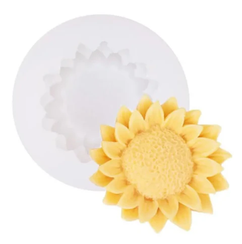 Molde Girasol para  Velas o jabones