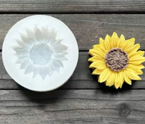 Molde Girasol para  Velas o jabones