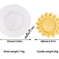 Molde Girasol para  Velas o jabones - Miniatura 3