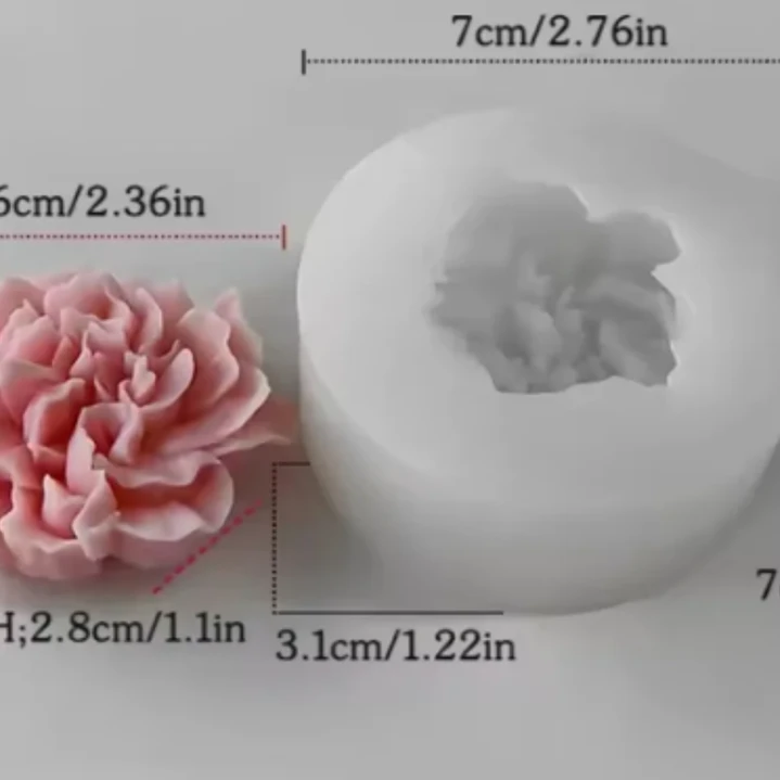 Molde Flor Clavel 2
