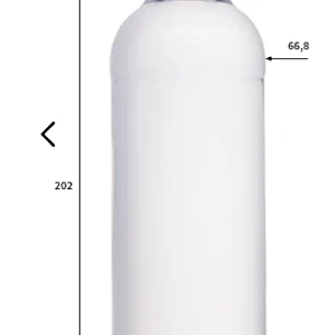 Botella de jugo de vidrio 475 ml con tapa blanca metalica
