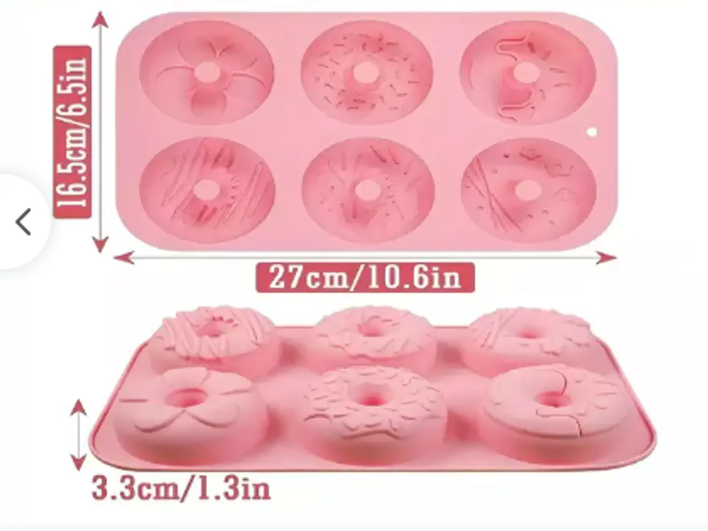 Molde donas-donnuts de silicona 2