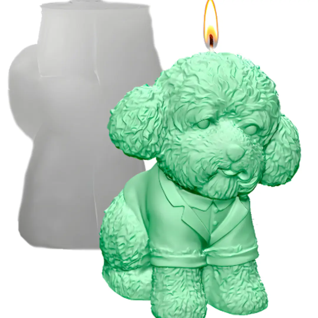 Molde perrito  vestido  1