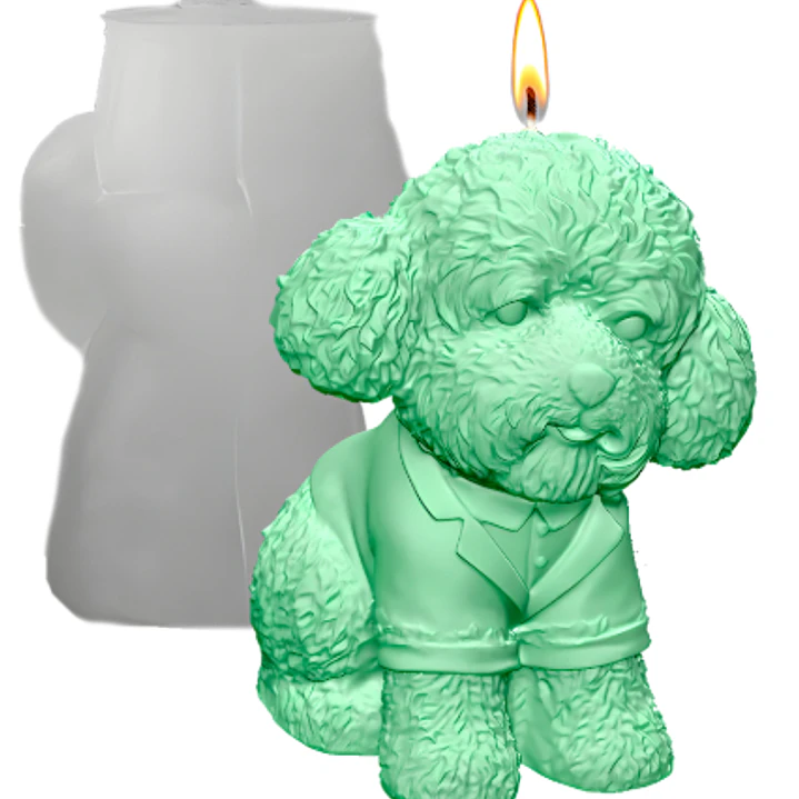 Molde perrito  vestido  1