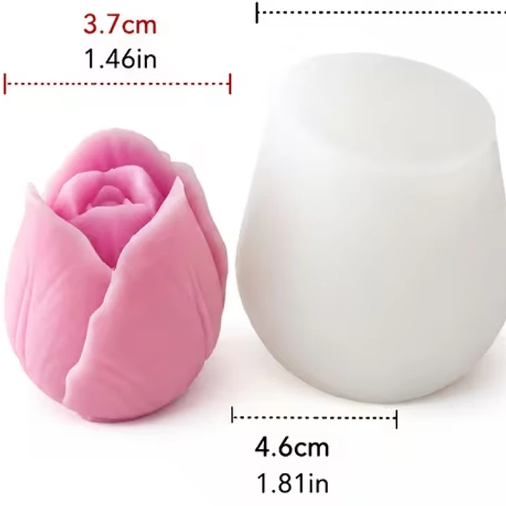 Molde Capullo rosa 1