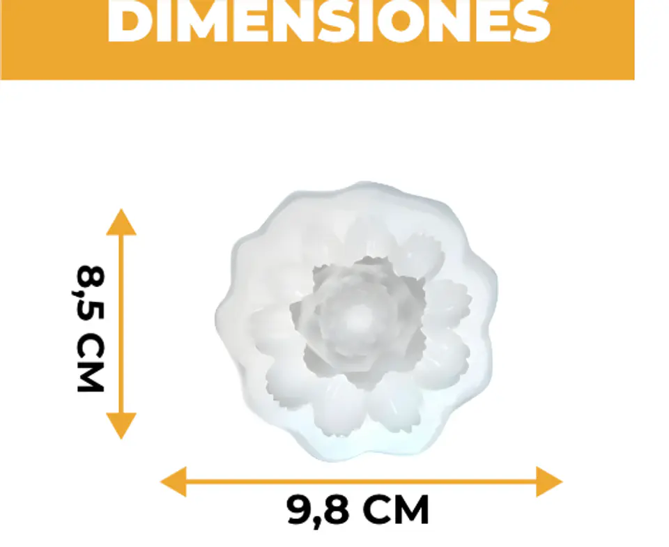 Molde Flor de Loto 1