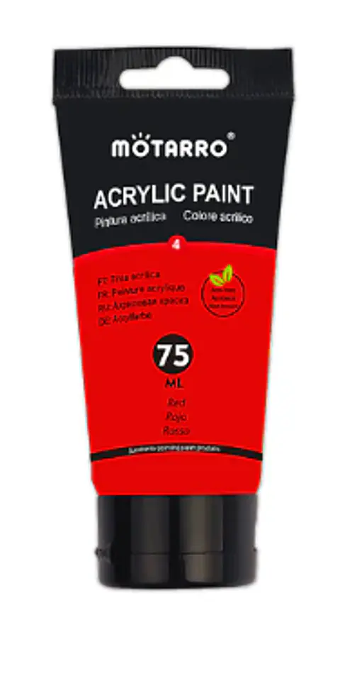 Pintura acrilica Rojo de 75 ml