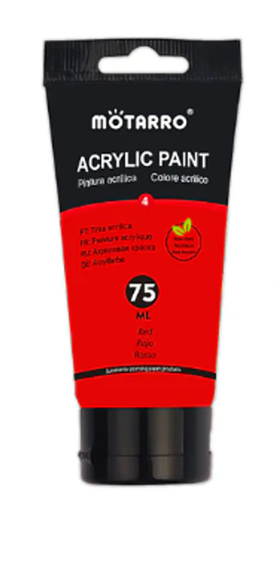 Pintura acrilica Rojo de 75 ml 1