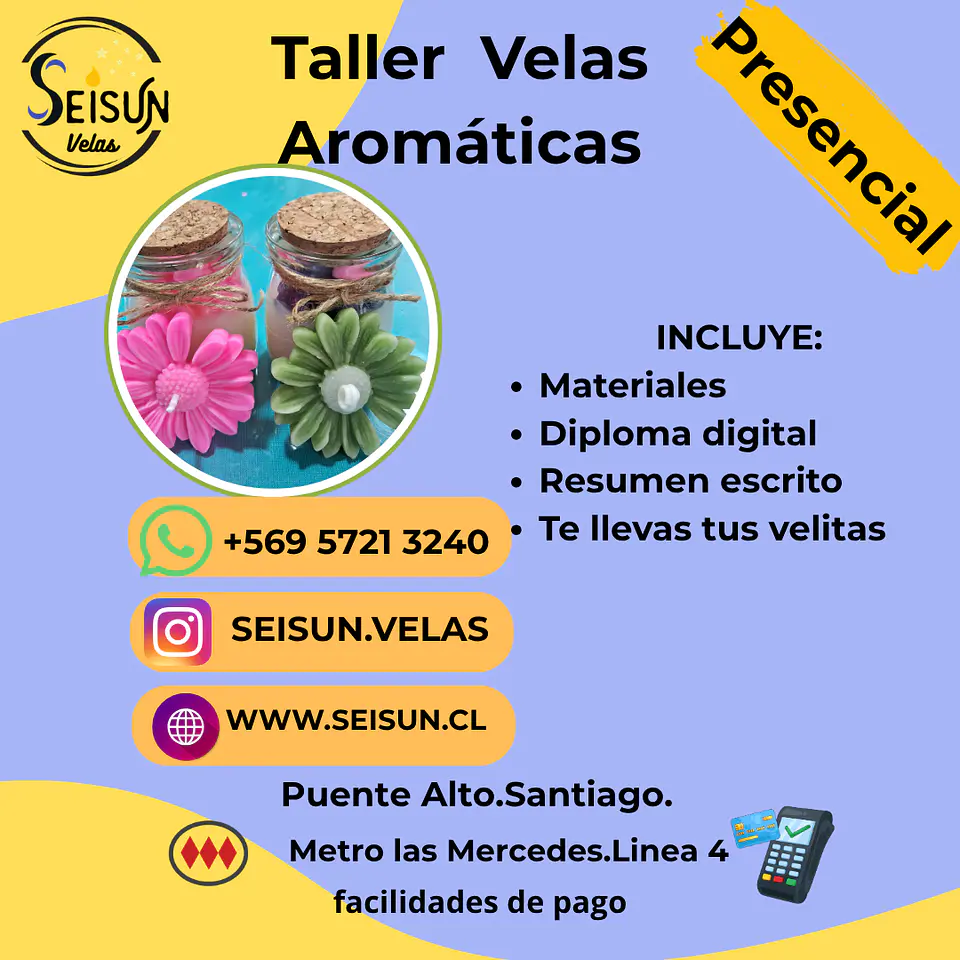 Taller de Velas aromáticas de Parafina  1