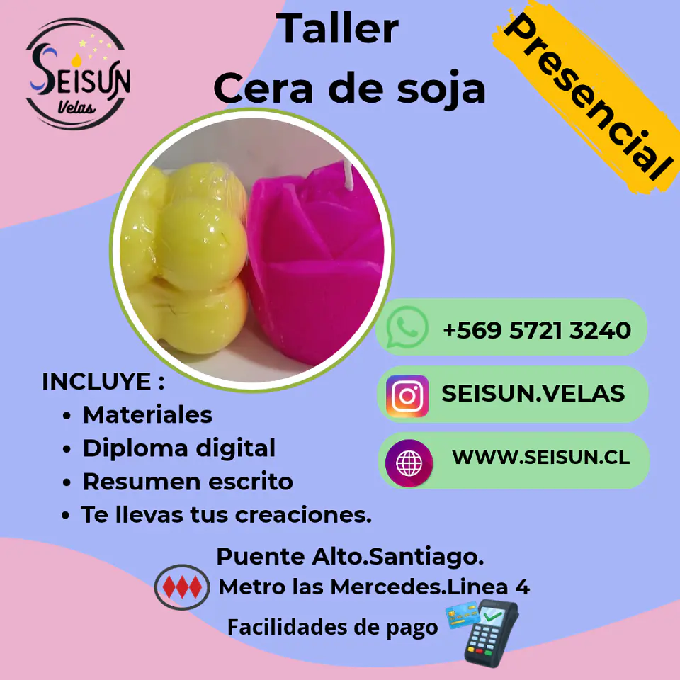 Taller de Velas de Cera de Soja  1