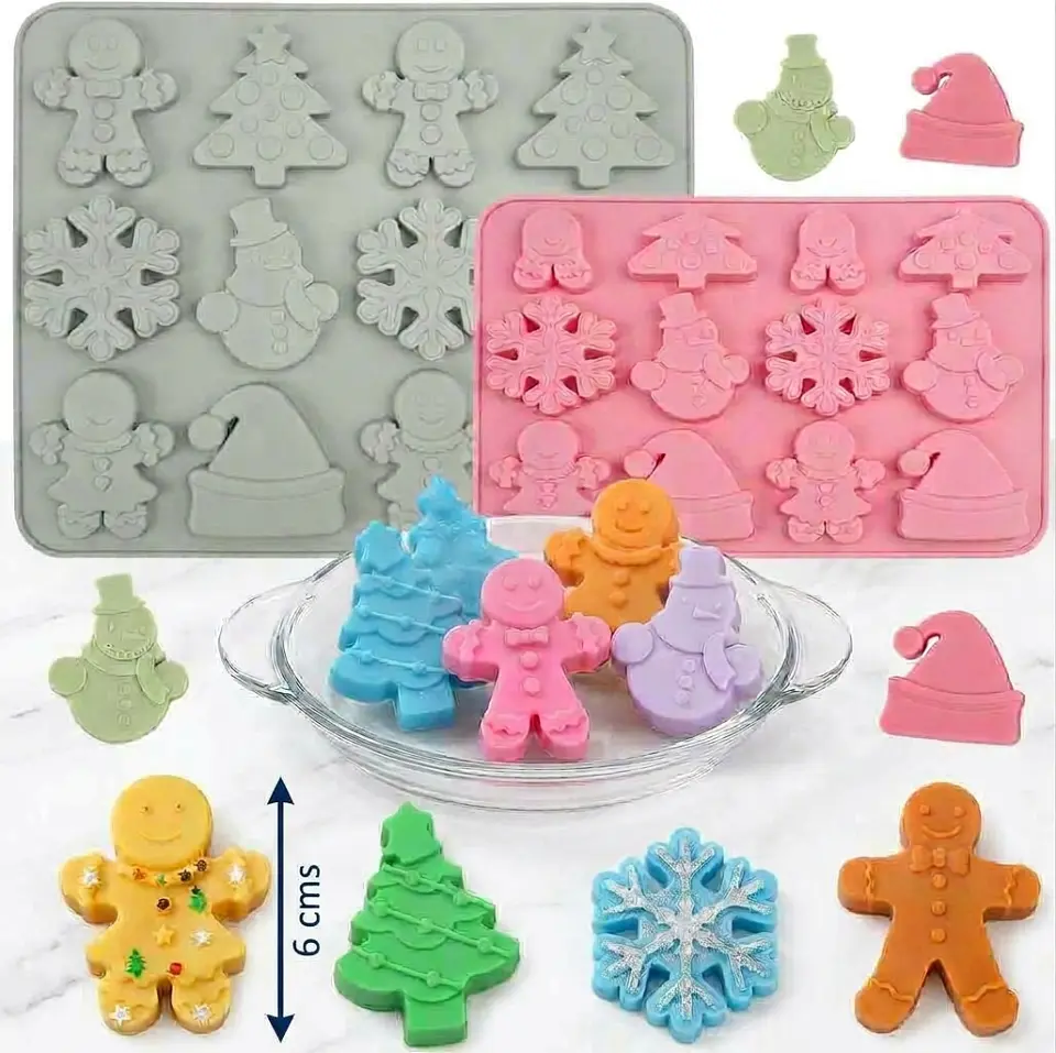 Molde silicona  Copo-gorro navidad 2