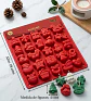 Molde silicona decoraciones navidad  - Miniatura 2