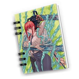 Libreta Chainsaw man - Makima y Denji