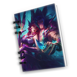 Libreta League of Legends - Xayah y Rakan