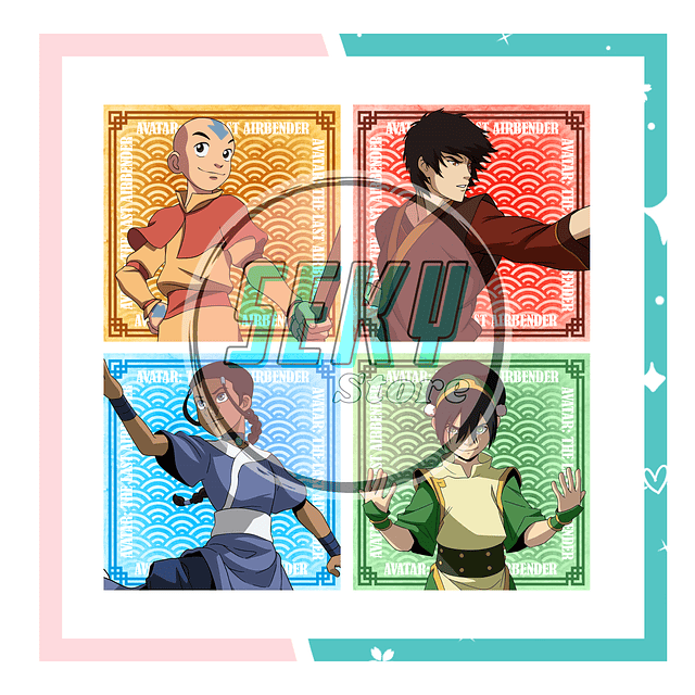 Set de Stickers - Avatar: The Last Airbender