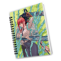 Cuaderno Chainsaw man - Makima y Denji