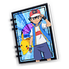 Libreta Pokemon - Ash + Pikachu