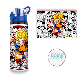 Botella de Agua - Dragon Ball Z - Goku