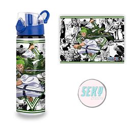 Botella de Agua - One Piece - Zoro Wano