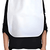 Babero Adulto Mayor Reutilizable Talla Unica Blanco
