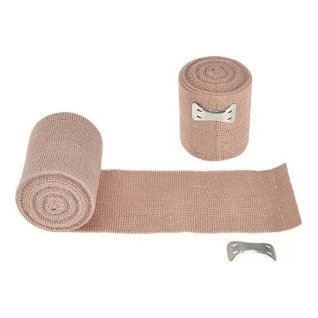 Venda elástica 7.5 cm x 4.5 m con gancho sujetador