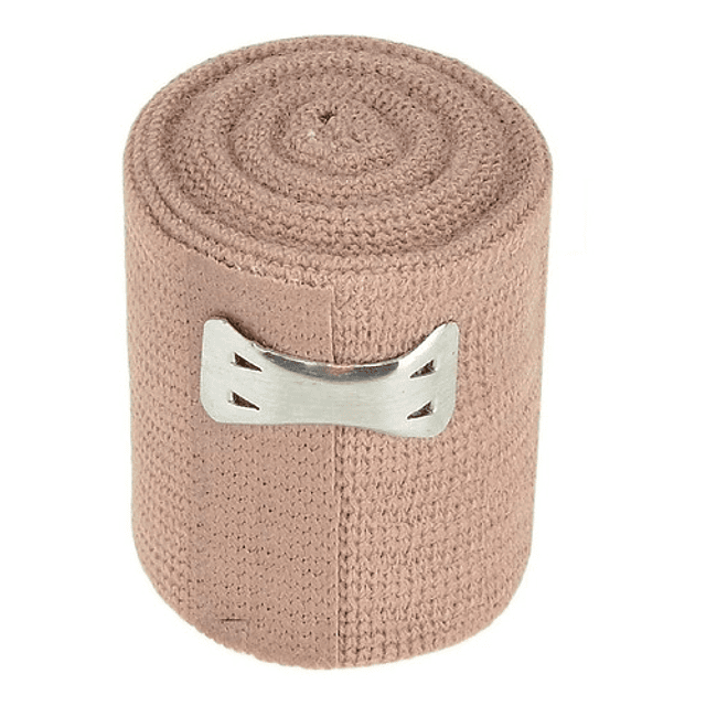 Venda elástica 10 cm x 4.5 m con gancho sujetador