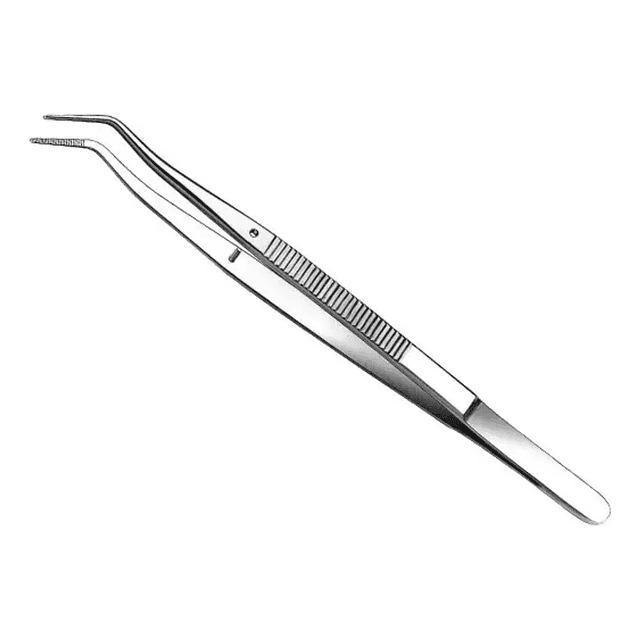 Pinza Merriam biangulada algodonera de acero inoxidable quirúrgico – 16 cm