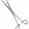 Pinza Pozzi Uterina recta de acero inoxidable quirúrgico – 25 cm