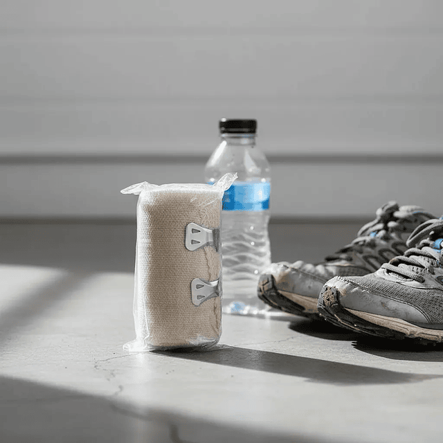 Venda semi elasticada 10 cm – algodón y fibras elásticas